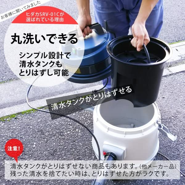 ヒダカ リンサークリーナ 水・乾・両用4mホース